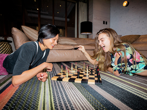 Moxy Hotel photographed by Sarah Bahbah